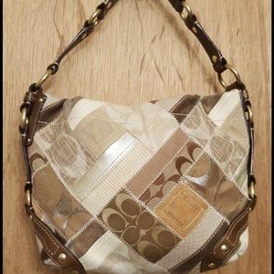 Vintage coach patchwork bag